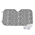 thumbnail image 1 of Balery Weave Geometric Print Car Windshield Sun Shade,Windshield Sunshade for Car Pickup Truck SUV Accessories-Medium, 1 of 7