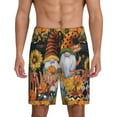 thumbnail image 1 of Balery Welcom Fall Men's Cotton Knit Pajama Shorts Waistband & Pockets,Short Pajama Pants-Large, 1 of 8