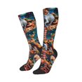 thumbnail image 1 of Balery Whimsical Animal Spiral Printed Novelty Socks Men's Women's Crew Socks Sports Socks Knee High Socks Cotton Socks Quirky and Cool Socks, 1 of 9