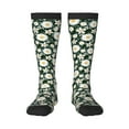 thumbnail image 1 of Balery White Daisies And Bee Fun Novelty Socks Men'S Women'S Crew Socks Funny Crazy Novelty Socks Quirky And Cool Socks, 1 of 9