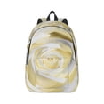 thumbnail image 1 of Balery White Rose Vintage Canvas Backpack for Men and Women - Large Capacity, Durable Travel Laptop Bag for School, Work, Hiking, and Outdoor Activities, 1 of 7