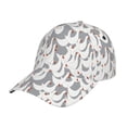 thumbnail image 1 of Balery White goose Pattern Baseball Cap Adjustable Size for Running Workouts and Outdoor Activities All Seasons Dad Hat, 1 of 6