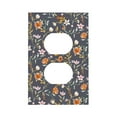 Balery Wildflowers for Duplex Wall Plates Kit, Electrical Outlet Covers