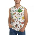 thumbnail image 1 of Balery Winter Christmas And New Year Deer Men's Sleeveless Muscle Shirts Workout Tank Top, Moisture Wicking, Odor Protection-Medium, 1 of 8