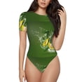 thumbnail image 1 of Balery Friut Avocado Women's Short Sleevee Crew Neck Bodysuit Tops Short Sleeve Tops Basic-Medium, 1 of 9