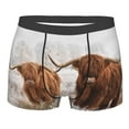 thumbnail image 1 of Balery Yak Men's Boxer Briefs, Soft and Breathable Cotton Underwear with nylon Waistband-X-Large, 1 of 9