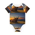 thumbnail image 1 of Balery Yak Pattern Baby Climbing Clothes Infant Bodysuit Cute Infant Bodysuit Baby Romper-9M, 1 of 7