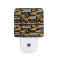 thumbnail image 1 of Balery Yellow Excavator Pattern LED Night Light with Automatic Sensor Plug in Night Light with Dusk-to-Dawn Light Sensor LED Nightlight 0.5W-EU, 1 of 7