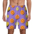thumbnail image 1 of Balery Yellow Lemon And Orange Mens Swim Trunks Swim Shorts for Men Quick Dry Inseam Beach Shorts with Compression Liner Pocket-Medium, 1 of 9