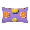 thumbnail image 1 of Balery Yellow Lemon And Orange Pillow Covers,Bed Pilowcases,Reversible Plush Throw Pillow Covers End Pillow Encasement,Pillow Case - 16"X24", 1 of 9