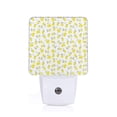 thumbnail image 1 of Balery Yellow Lemon Leaves Pattern LED Night Light with Automatic Sensor Plug in Night Light with Dusk-to-Dawn Light Sensor LED Nightlight 0.5W-UK, 1 of 7
