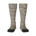 thumbnail image 1 of Balery Zebra Printed Novelty Socks Men's Women's Crew Socks Sports Socks Knee High Socks Cotton Socks Quirky and Cool Socks, 1 of 9