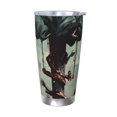 thumbnail image 1 of Balery Zombie Flower Apocalypse Pattern 20oz Insulated Car Cup with Dual Drink Lids, Stainless Steel Travel Mug Eco-Friendly and Leak-Proof-Without Straw, 1 of 8