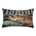 thumbnail image 1 of Balery bass water fishing Pattern Bedding Queen Pillow Cases - Envelope Closure - Soft Brushed Microfiber Fabric - Shrinkage and Fade Resistant Pillow Cases-16"x24", 1 of 6