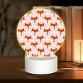 thumbnail image 1 of Balery cute fox pink Pattern Acrylic Night Light Gift with 3 Color ModesTouch-Sensitive LED Lamp Perfect Gift for Mother's Day, Birthday, or Christmas, 1 of 9