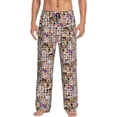 thumbnail image 1 of Balery dogs and cats print Men's Pajama Pants,Ultra Lightweight Pjs,Lounge Pant-XX-Large, 1 of 6