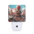 thumbnail image 1 of Balery fairy-tale-world-with-delicious-candy Pattern LED Night Light with Automatic Sensor Plug in Night Light with Dusk-to-Dawn Light Sensor LED Nightlight 0.5W-EU, 1 of 7