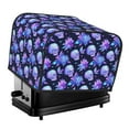 thumbnail image 1 of Balery flower starry sky Skull Pattern Oven Cover Kitchen Bread Machine Protector, 4 Slice Toaster Cover for Home, Anti Dust Fingerprint Coaster Cover, 1 of 7