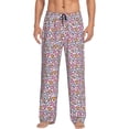 thumbnail image 1 of Balery love heart print Men's Pajama Pants,Ultra Lightweight Pjs,Lounge Pant-Large, 1 of 6