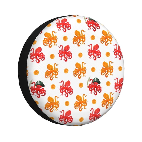 Balery octopuses Pattern Tire Covers - Tough Tire Wheel Protector for Truck, SUV, Trailer, Camper, RV-17 inch