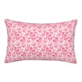 thumbnail image 1 of Balery pink heart Pattern Bedding Queen Pillow Cases - Envelope Closure - Soft Brushed Microfiber Fabric - Shrinkage and Fade Resistant Pillow Cases-14"x20", 1 of 6