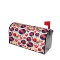 thumbnail image 1 of Balery rock Skull record heart Mailbox Cover - Standard Size-25.5x21 in, 1 of 7