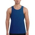 thumbnail image 1 of Balery teal blue Pattern Men's Workout Tank Top Gym Muscle Tee Fitness Bodybuilding Sleeveless T Shirt Quick Dry Fit Muscle Tank Top Slim-Fit Tank-3X-Large, 1 of 7