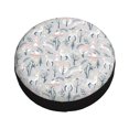 thumbnail image 1 of Balery white Moose winter tree Tire Covers - Tough Tire Wheel Protector for Truck, SUV, Trailer, Camper, RV -15 inch, 1 of 8