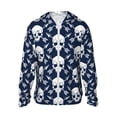 thumbnail image 1 of Balery white arrow Skull Men's Women's UPF 50+ Sun Protection Lightweight Hoodie Performance Long Sleeve Shirt for Fishing Running-3X-Large, 1 of 7