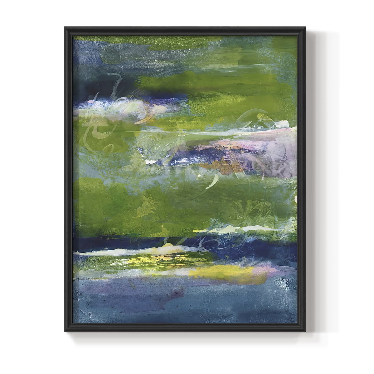 Bales of Color I Framed Print in Black Solid Wood Framed Print No Nail Hanging