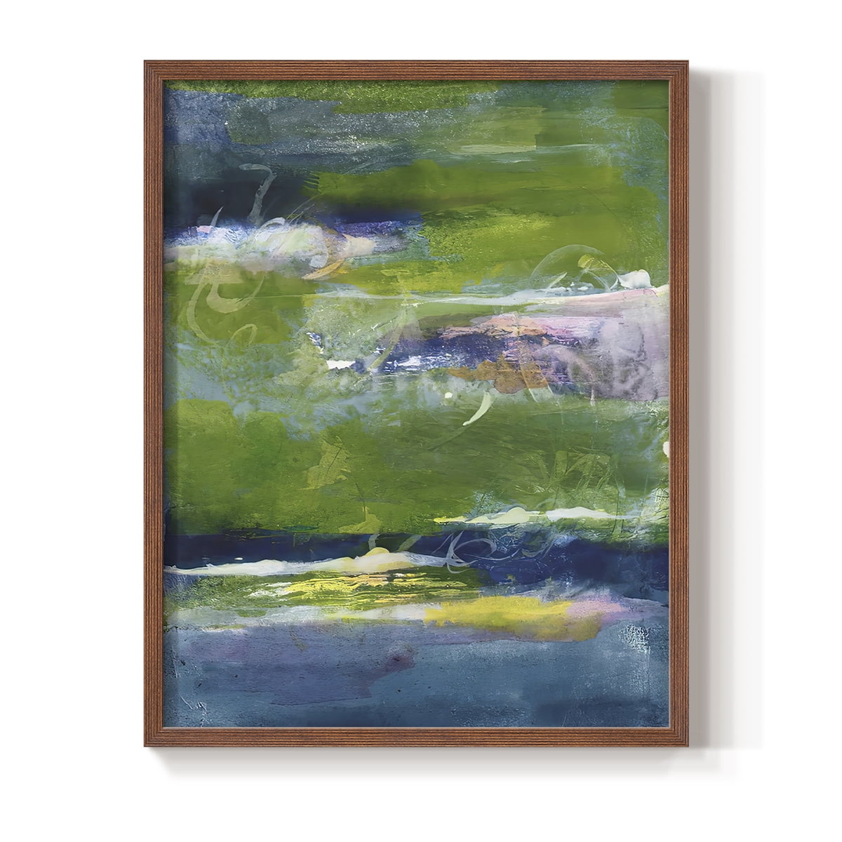 Bales of Color I Framed Print in Brown Solid Wood Framed Print No Nail Hanging