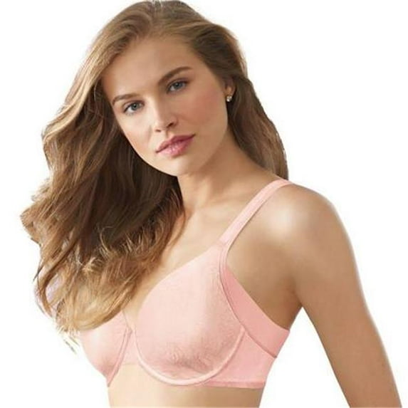 Bali 00617914084028 Womens One U Side Smoothing Foam Underwire Bra - Light Orange, Size 40DDD