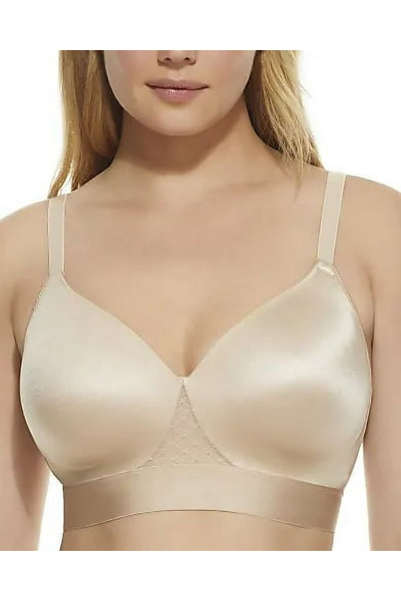 ALMOND One Smooth U Bounce Control Wirefree Bra, US 42D, UK 42D NWOT