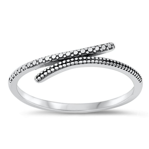 Bali Beaded Wholesale Ring .925 Sterling Silver Band Jewelry Female Male Unisex Size 4