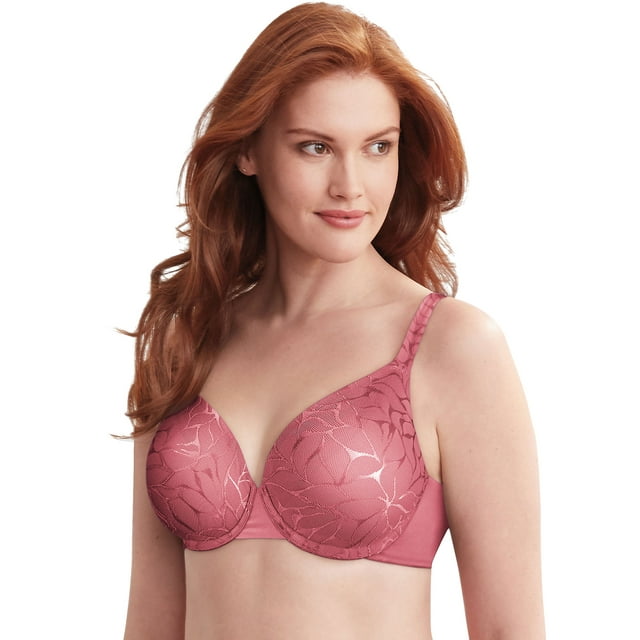 Bali Beauty Lift® Invisible Support Underwire Bra Terracotta Pink Lace 38C Women's