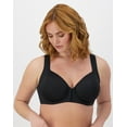 thumbnail image 1 of Women's Bali DF3450 EverSmooth Posture Boost Spacer Underwire Bra (Black 44D), 1 of 9