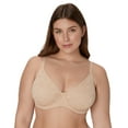 thumbnail image 1 of Bali Breathe Cotton Modal Lace Convertible Strap Underwire Bra DF7590 Color: Almond Size: 36 C, 1 of 5