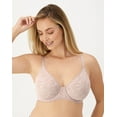 thumbnail image 1 of Bali Breathe Cotton Modal Lace Convertible Strap Underwire Bra DF7590 Color: Gloss Size: 40 DD, 1 of 5