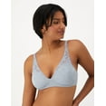 thumbnail image 1 of Bali Breathe Cotton Modal Wireless T-Shirt Bra Silver Satin 2XL, 1 of 5