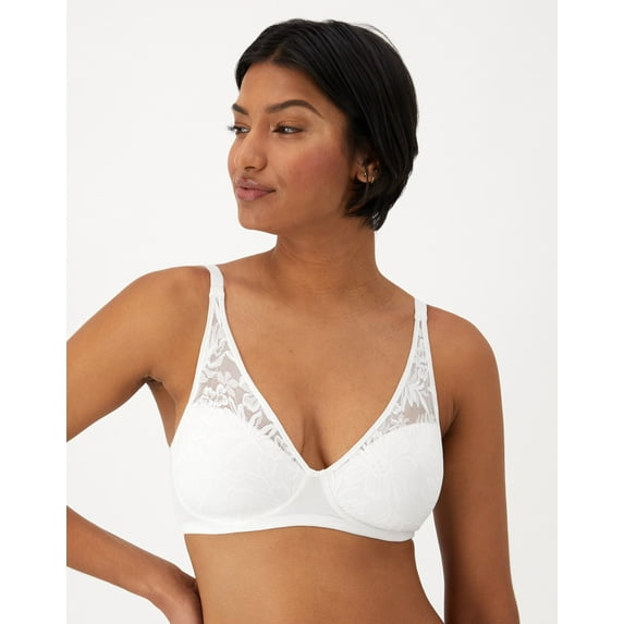 Bali Breathe Cotton Modal Wireless T-Shirt Bra White S