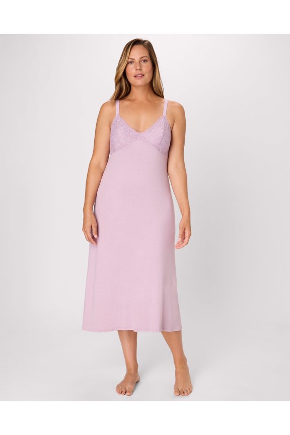 Breathe Sleepwear Gown Purple Mauve 2XL Women's
