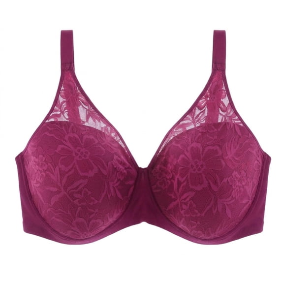 Bali Breathe Women's Cotton Modal Wireless Full-Coverage Bra Pink 3XL ...