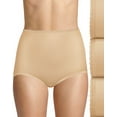 thumbnail image 1 of Bali Brief 3-Pack Skimp Skamp Full Cut Smooth Back Panty Womens Underwear, 1 of 2
