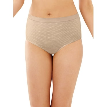 Bali Brief Comfort Revolution Seamless Tagfree Wicking High Rise Full Brief Cut