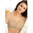 thumbnail image 1 of Bali Comfort Revolution ComfortFlex Fit Seamless 2-Ply Wireless Bra Nude Retro M Women's, 1 of 4