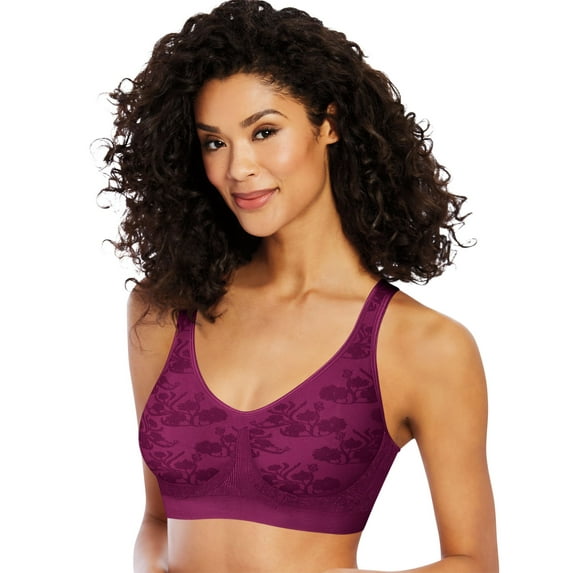 Bali Comfort Revolution® ComfortFlex Fit® Shaping Wirefree Bra Galactic Red Floral 3XL Women's