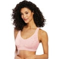 thumbnail image 1 of Bali Comfort Revolution® ComfortFlex Fit® Shaping Wirefree Bra Greenhouse Lavender Dot S Women's, 1 of 2