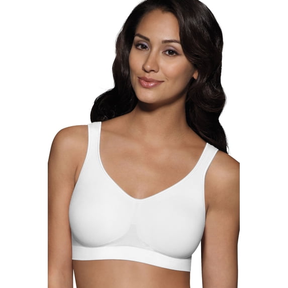 Women's Bali 3488 Comfort Revolution Shaping Wirefree Bra (White 2X)