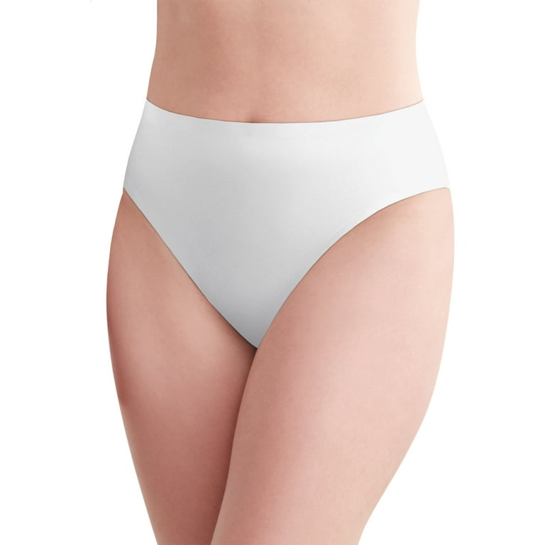 Bali Comfort Revolution EasyLite Hi-Cut Panty White 9 Women's