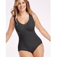 thumbnail image 1 of Bali Comfort Revolution Easylite Bodysuit Black S Women's, 1 of 6